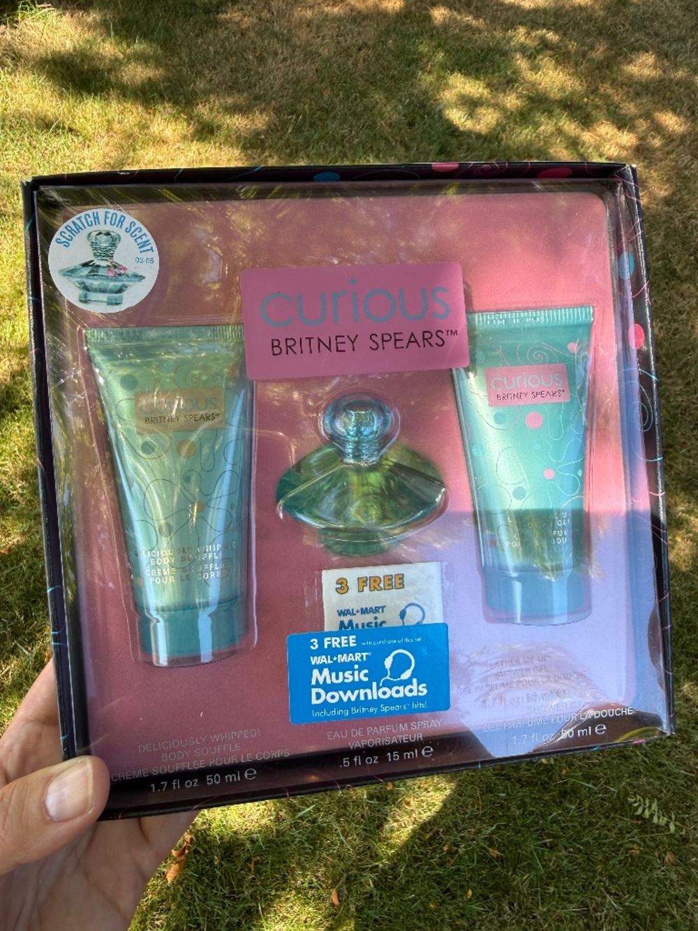 Y2K Nostalgia: Sealed Britney Spears Curious Gift Set Perfume Lotion From 2004.